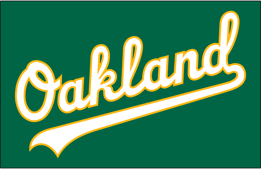 Oakland Athletics 2018-Pres Jersey Logo iron on transfers for fabric
